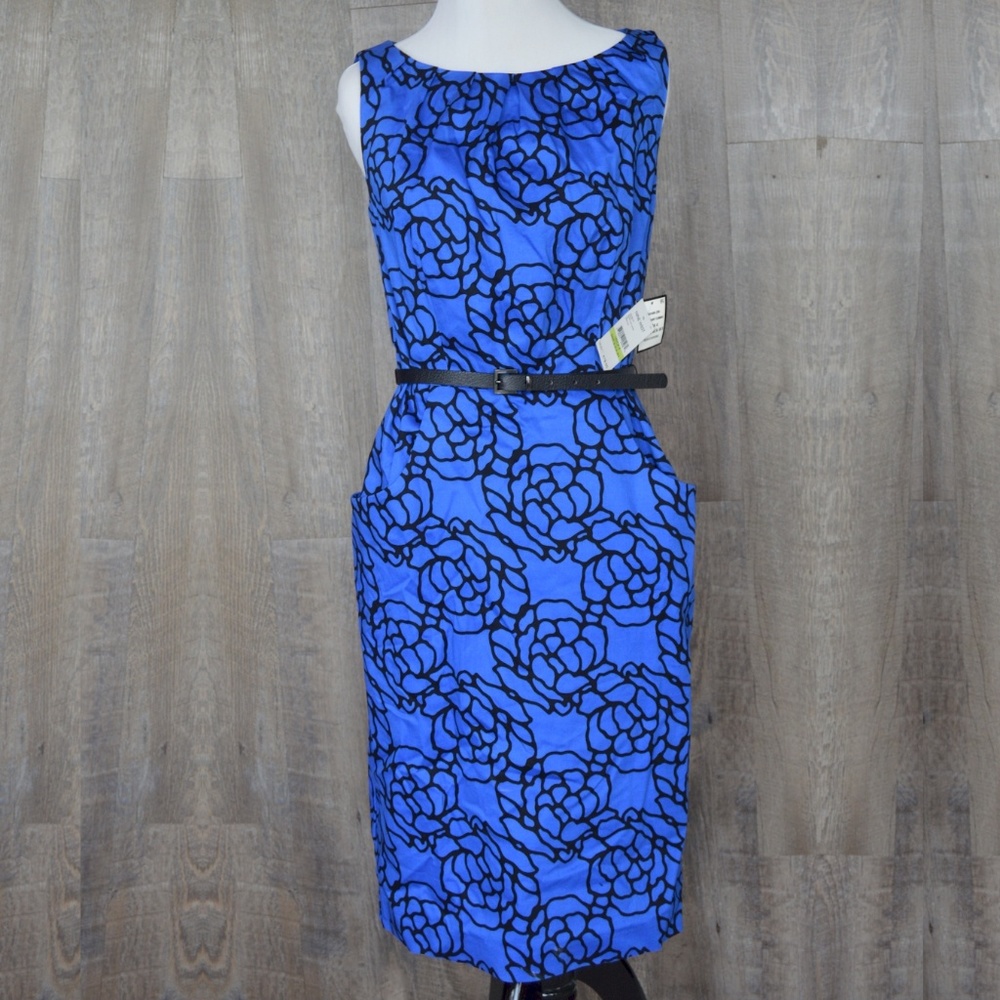 NEW Nine West Royal Blue Dress Sz 4